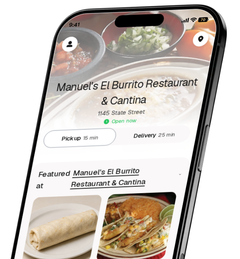 Manuel's El Burrito Restaurant & Cantina app preview