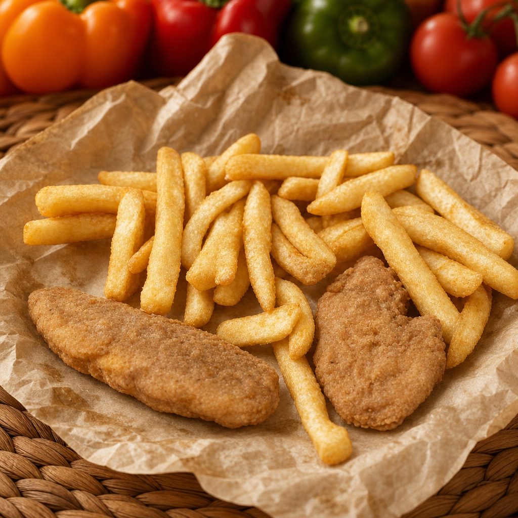 Kids Chicken Strips.