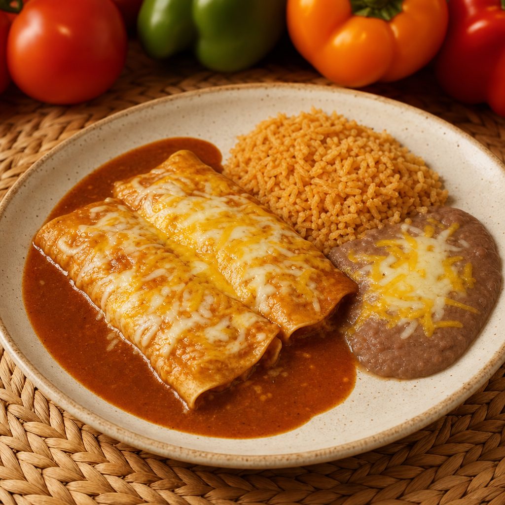 Kids Cheese Enchilada.
