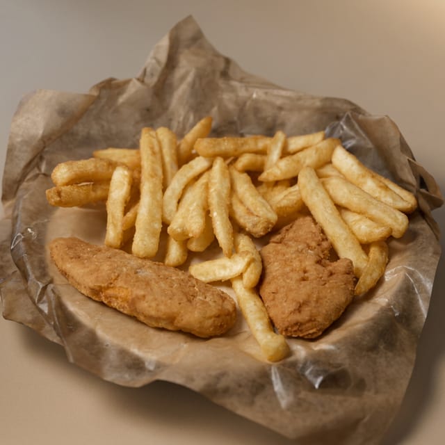 Kids Chicken Strips.