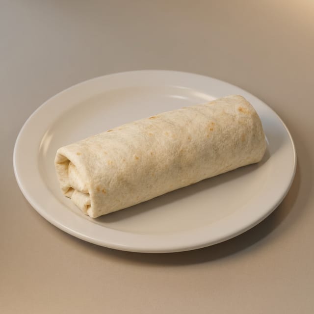 Chile Verde & Bean Burrito.