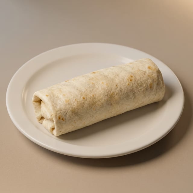 Chile Colorado & Bean Burrito.
